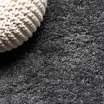Groovy Solid Shag Area Rug